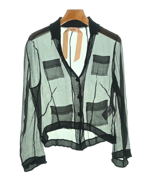 Nﾟ 21(ヌメロヴェントゥーノ)ブラウス 黒 サイズ:40(M位)/2200678215012