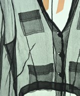 Nﾟ 21（ヌメロヴェントゥーノ）ブラウス 黒 サイズ:40(M位) レディース/2200678215012