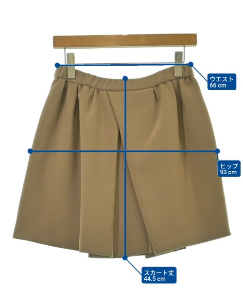 Nﾟ 21（ヌメロヴェントゥーノ）ミニスカート ベージュ サイズ:38(S位) レディース/2200678619025