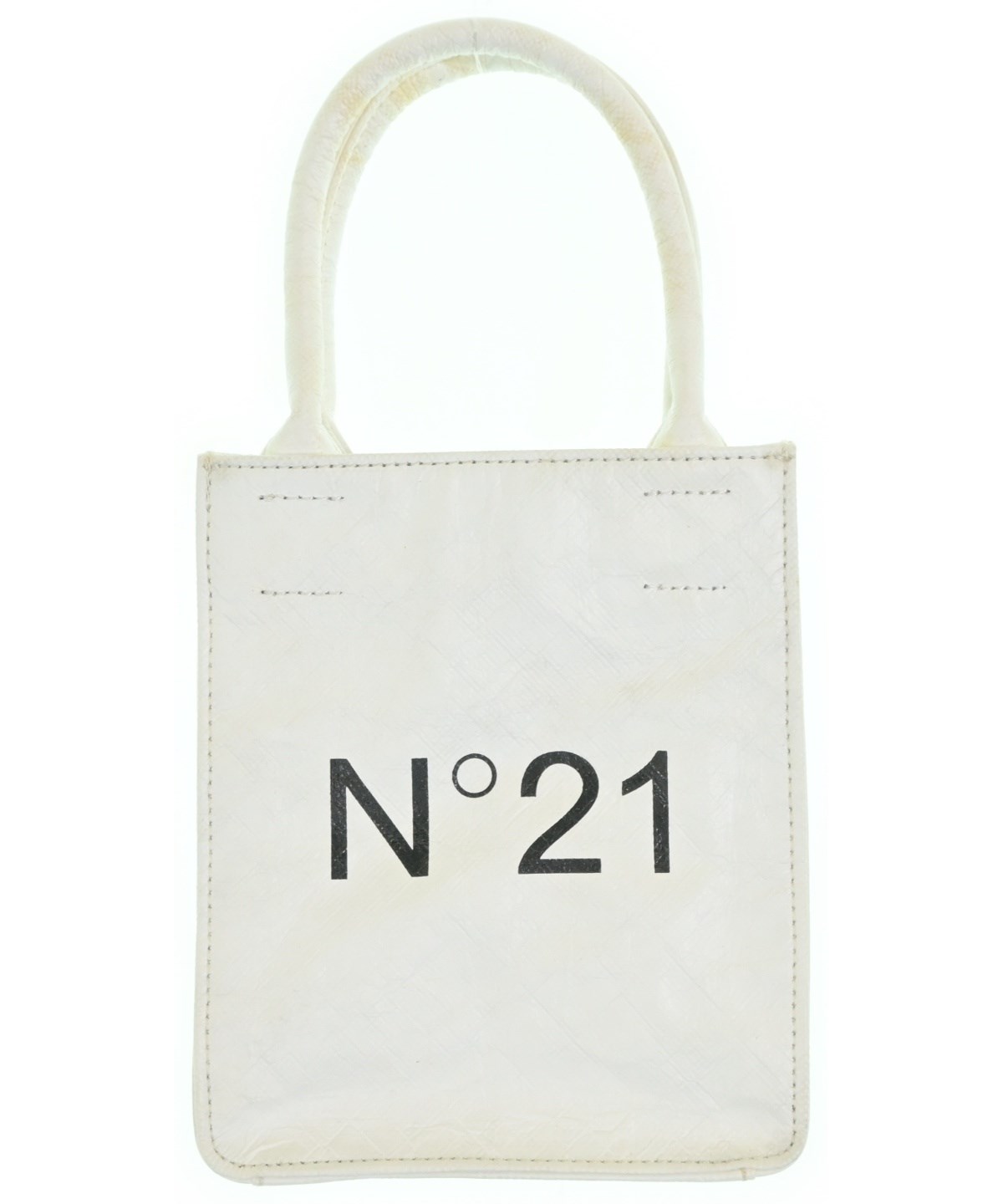 Nﾟ 21 ヌメロヴェントゥーノ かごバッグ  ベージュ 【古着】【中古】【送料無料】 楽天市場】ヌメロヴェントゥーノ 中古（バッグ・小物・ブランド雑貨