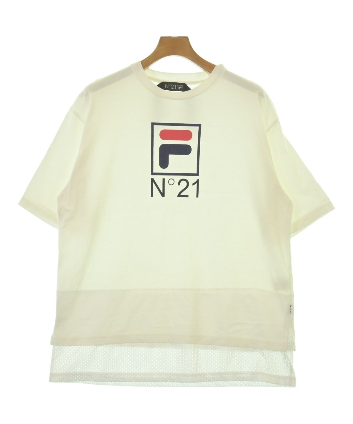 Nﾟ 21（ヌメロヴェントゥーノ）Tシャツ・カットソー 白 サイズ:M