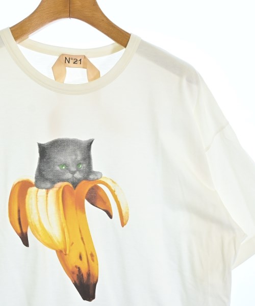 Nﾟ 21（ヌメロヴェントゥーノ）Tシャツ・カットソー 白 サイズ:40(M位) レディース/2200692097540