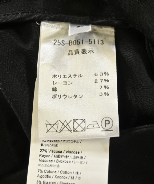 Nﾟ 21（ヌメロヴェントゥーノ）スラックス 黒 サイズ:44(L位) レディース/2200699229180