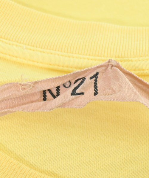 Nﾟ 21（ヌメロヴェントゥーノ）Tシャツ・カットソー 黄 サイズ:38(S位) レディース/2200699492065