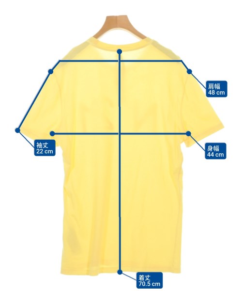Nﾟ 21（ヌメロヴェントゥーノ）Tシャツ・カットソー 黄 サイズ:38(S位) レディース/2200699492065