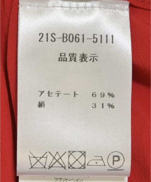 Nﾟ 21（ヌメロヴェントゥーノ）その他 赤 サイズ:38(S位) レディース/2200700658619