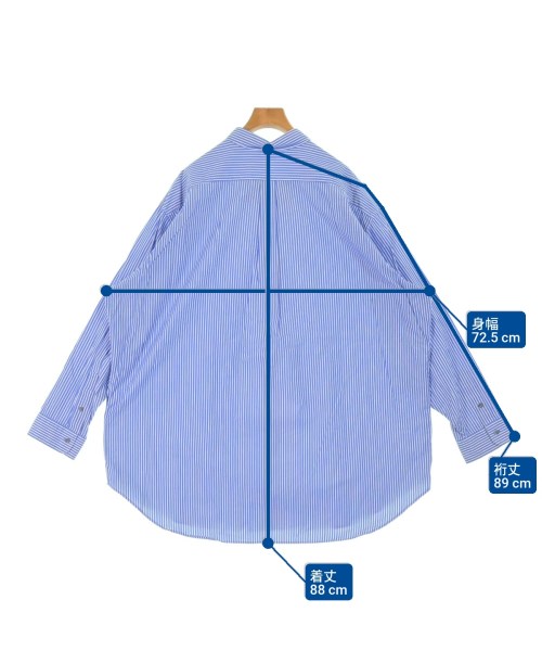 Nﾟ 21（ヌメロヴェントゥーノ）カジュアルシャツ 青 サイズ:F レディース/2200655407010