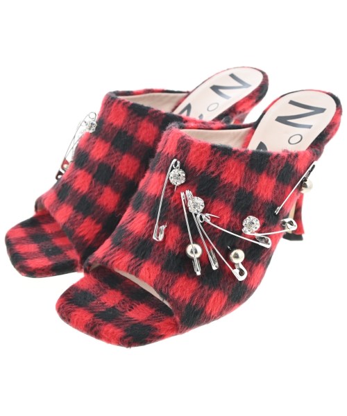 Nﾟ 21(ヌメロヴェントゥーノ)サンダル 赤 サイズ:EU38(24.5cm位)/2200655403036