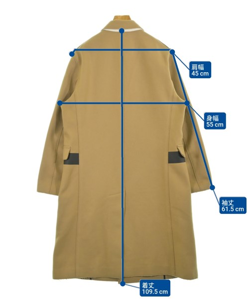 Nﾟ 21（ヌメロヴェントゥーノ）チェスターコート ベージュ サイズ:52(XXL位) メンズ/2200656650019