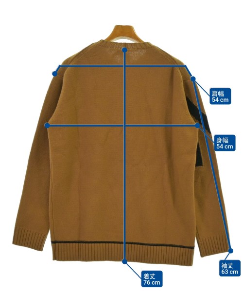 Nﾟ 21（ヌメロヴェントゥーノ）ニット・セーター 茶 サイズ:44(S位) メンズ/2200656650033