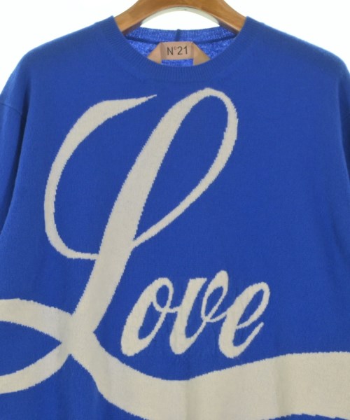 Nﾟ 21（ヌメロヴェントゥーノ）ニット・セーター 青 サイズ:38(S位) レディース/2200657669133