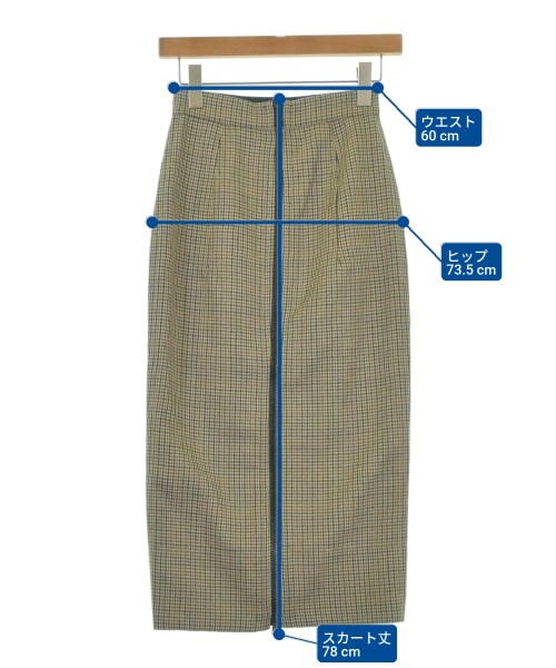 Nﾟ 21（ヌメロヴェントゥーノ）ロング・マキシ丈スカート ベージュ サイズ:36(XS位) レディース/2200657669157