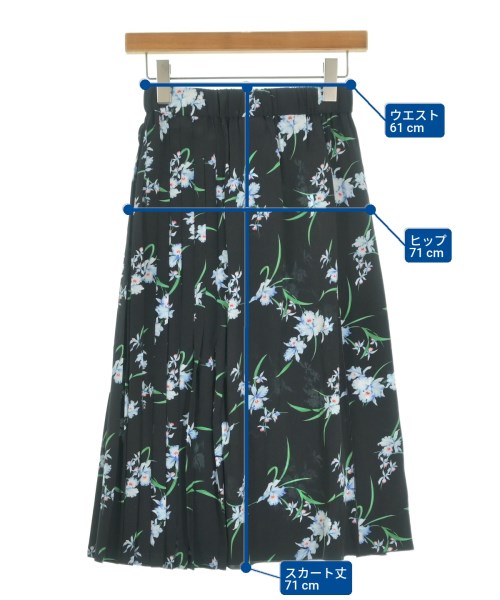 Nﾟ 21（ヌメロヴェントゥーノ）ロング・マキシ丈スカート 黒 サイズ:40(M位) レディース/2200655567639