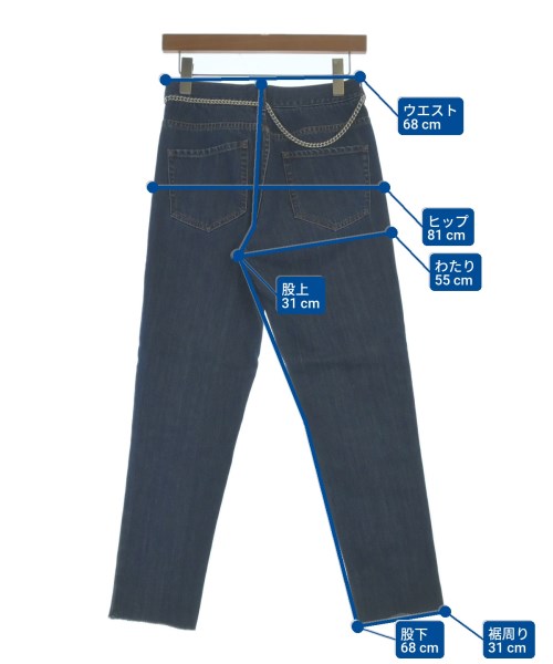Nﾟ 21（ヌメロヴェントゥーノ）デニムパンツ 紺 サイズ:25(S位) レディース/2200657662028