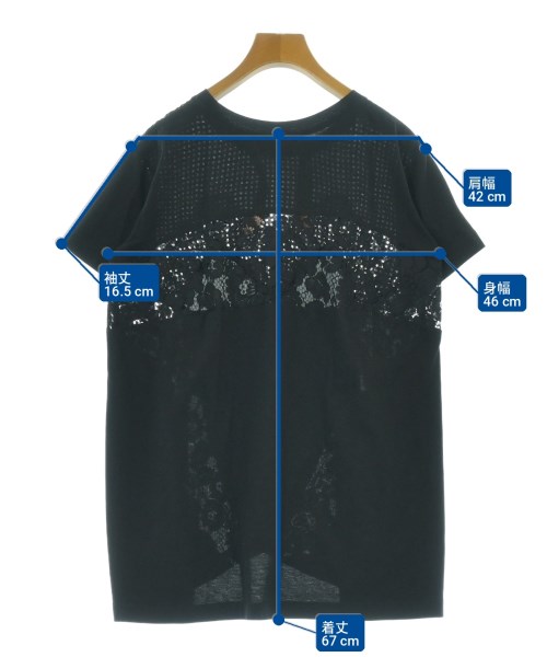 Nﾟ 21（ヌメロヴェントゥーノ）Tシャツ・カットソー 黒 サイズ:36(XS位) レディース/2200711194038