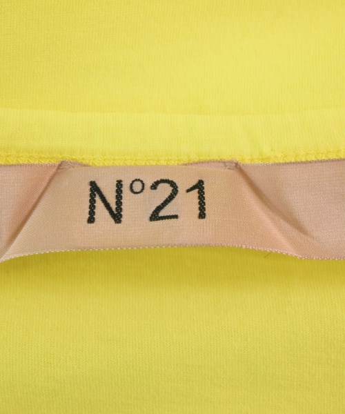 Nﾟ 21（ヌメロヴェントゥーノ）Tシャツ・カットソー 黄 サイズ:38(S位) レディース/2200715441220