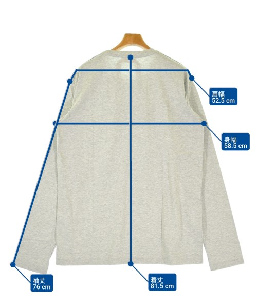 Nﾟ 21（ヌメロヴェントゥーノ）Tシャツ・カットソー グレー サイズ:48(L位) メンズ/2200715441268