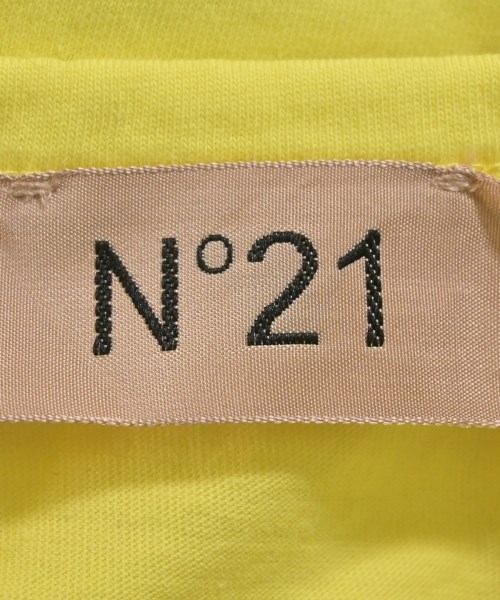 Nﾟ 21（ヌメロヴェントゥーノ）Tシャツ・カットソー 黄 サイズ:38(S位) レディース/2200715458150