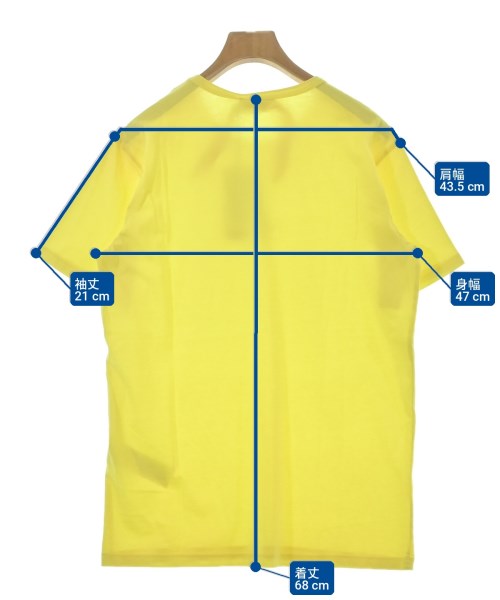 Nﾟ 21（ヌメロヴェントゥーノ）Tシャツ・カットソー 黄 サイズ:38(S位) レディース/2200715458150