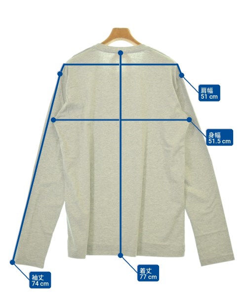 Nﾟ 21（ヌメロヴェントゥーノ）Tシャツ・カットソー グレー サイズ:48(L位) メンズ/2200715458167