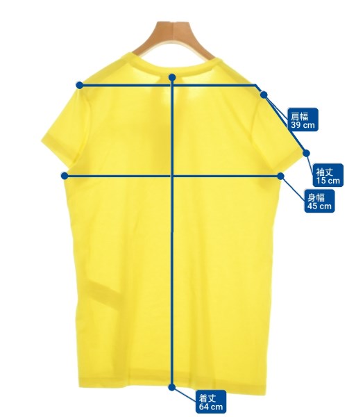 Nﾟ 21（ヌメロヴェントゥーノ）Tシャツ・カットソー 黄 サイズ:40(M位) レディース/2200715705025