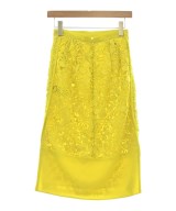 Nﾟ 21（ヌメロヴェントゥーノ）ひざ丈スカート 黄 サイズ:38(S位) レディース/2200717402045