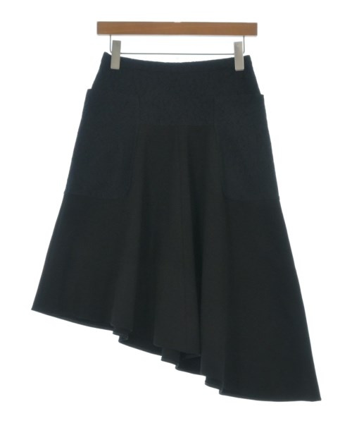 Nﾟ 21(ヌメロヴェントゥーノ)ひざ丈スカート 黒 サイズ:36(XS位)/2200646045061