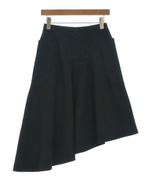 Nﾟ 21（ヌメロヴェントゥーノ）ひざ丈スカート 黒 サイズ:36(XS位) レディース/2200646045061