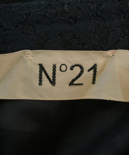 Nﾟ 21（ヌメロヴェントゥーノ）ひざ丈スカート 黒 サイズ:36(XS位) レディース/2200646045061