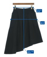 Nﾟ 21（ヌメロヴェントゥーノ）ひざ丈スカート 黒 サイズ:36(XS位) レディース/2200646045061