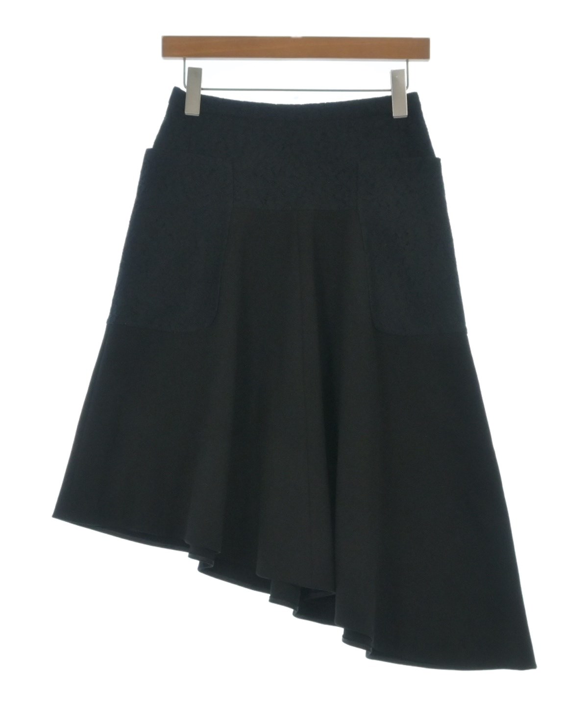 Nﾟ 21（ヌメロヴェントゥーノ）ひざ丈スカート 黒 サイズ:36(XS位