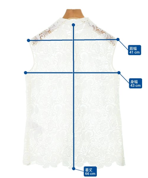 Nﾟ 21（ヌメロヴェントゥーノ）カジュアルシャツ 白 サイズ:38(S位) レディース/2200643568136