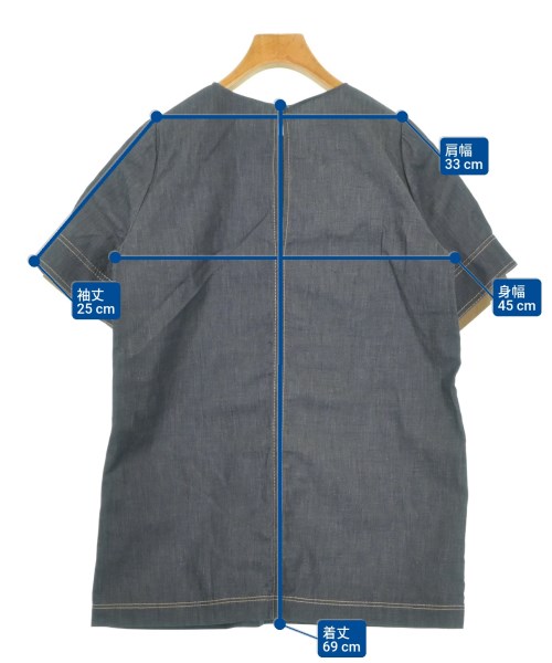 Nﾟ 21（ヌメロヴェントゥーノ）ブラウス 紺 サイズ:40(M位) レディース/2200639695037