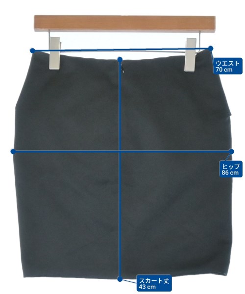 Nﾟ 21（ヌメロヴェントゥーノ）ミニスカート 黒 サイズ:36(XS位) レディース/2200653266046