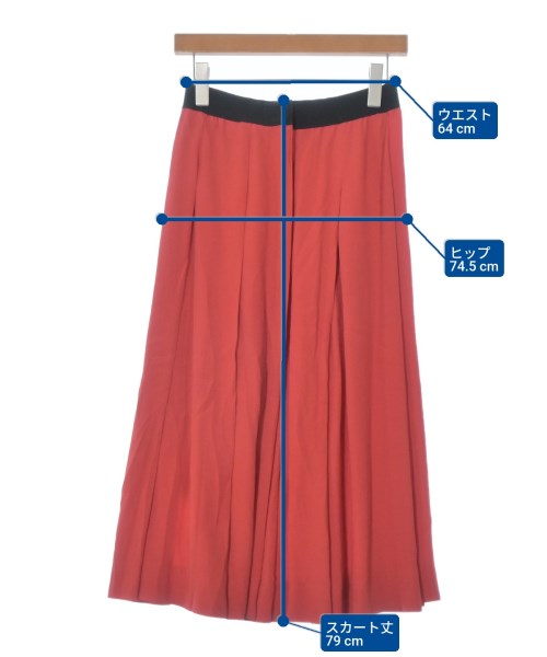 Nﾟ 21（ヌメロヴェントゥーノ）ロング・マキシ丈スカート 赤 サイズ:38(S位) レディース/2200653266091