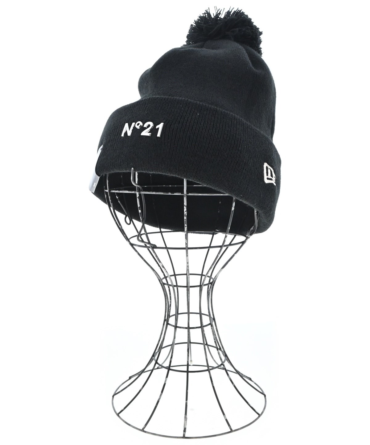 Nﾟ 21（ヌメロヴェントゥーノ）ニットキャップ・ビーニー 黒 サイズ