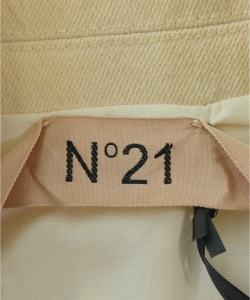 Nﾟ 21（ヌメロヴェントゥーノ）ノーカラージャケット ベージュ サイズ:36(XS位) レディース/2200705521055