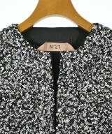 Nﾟ 21（ヌメロヴェントゥーノ）ノーカラージャケット 黒 サイズ:36(XS位) レディース/2200706028034