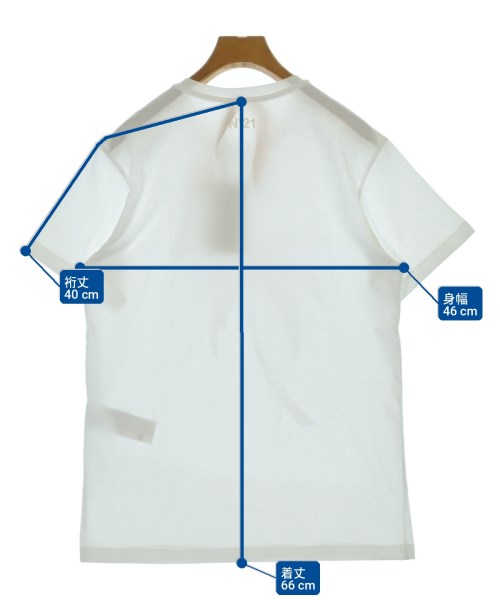 Nﾟ 21（ヌメロヴェントゥーノ）Tシャツ・カットソー 白 サイズ:36(XS位) レディース/2200708064122