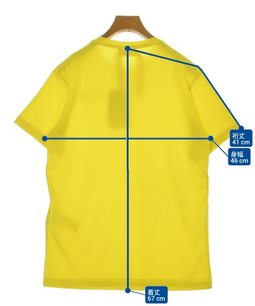 Nﾟ 21（ヌメロヴェントゥーノ）Tシャツ・カットソー 黄 サイズ:36(S位) レディース/2200708064139
