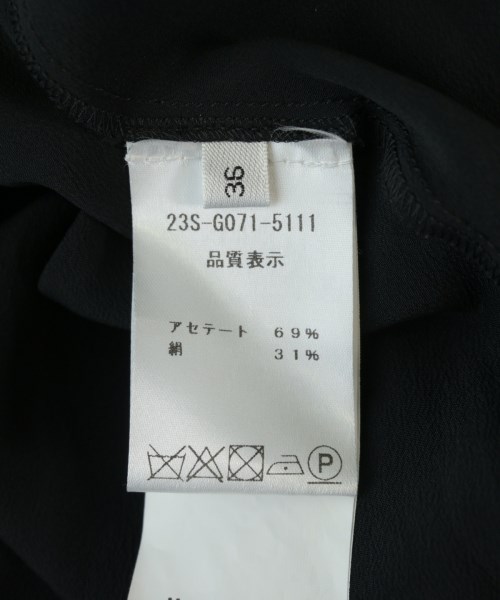Nﾟ 21（ヌメロヴェントゥーノ）ブラウス 黒 サイズ:36(XS位) レディース/2200708305249