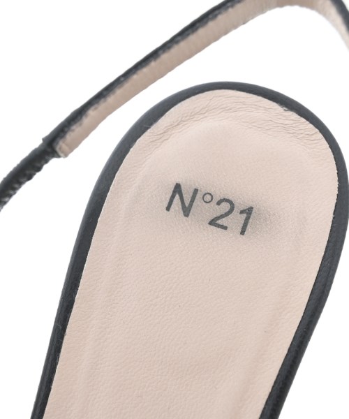 Nﾟ 21（ヌメロヴェントゥーノ）サンダル 黒 サイズ:EU37(23.5cm位) レディース/2200710144041