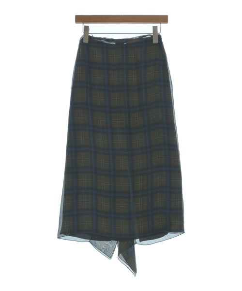 Nﾟ 21(ヌメロヴェントゥーノ)ロング・マキシ丈スカート カーキ サイズ:38(S位)/2200662948018