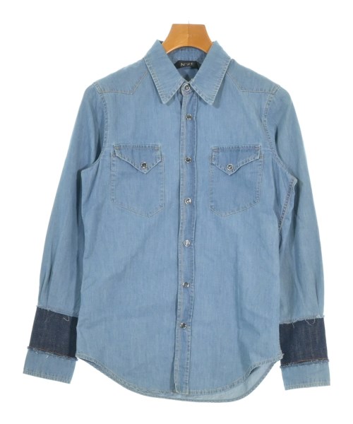 Nﾟ 21(ヌメロヴェントゥーノ)カジュアルシャツ 青 サイズ:44(S位)/2200658368073