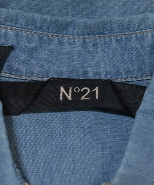 Nﾟ 21（ヌメロヴェントゥーノ）カジュアルシャツ 青 サイズ:44(S位) メンズ/2200658368073