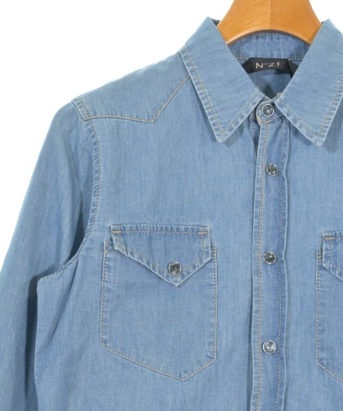 Nﾟ 21（ヌメロヴェントゥーノ）カジュアルシャツ 青 サイズ:44(S位) メンズ/2200658368073