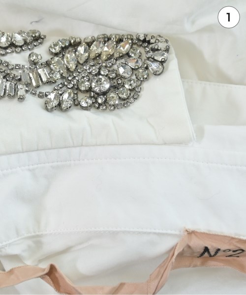 Nﾟ 21（ヌメロヴェントゥーノ）カジュアルシャツ 白 サイズ:XS メンズ/2200664086046