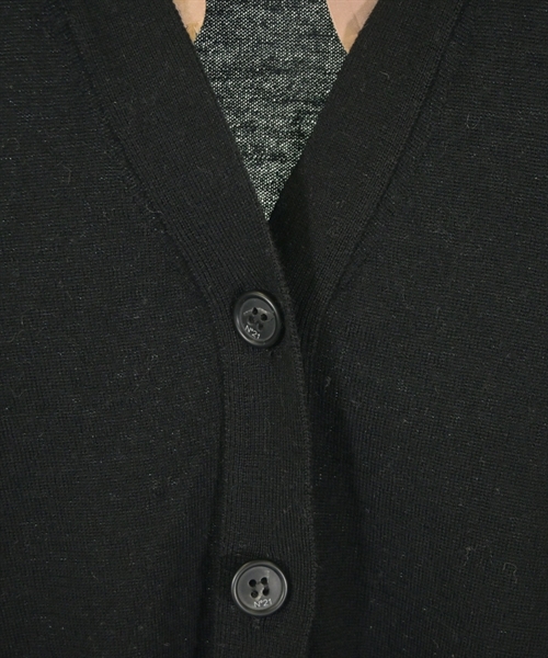 Nﾟ 21（ヌメロヴェントゥーノ）カーディガン 黒 サイズ:36(XS位) レディース/2200664512057