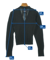 Nﾟ 21（ヌメロヴェントゥーノ）カーディガン 黒 サイズ:36(XS位) レディース/2200664512057