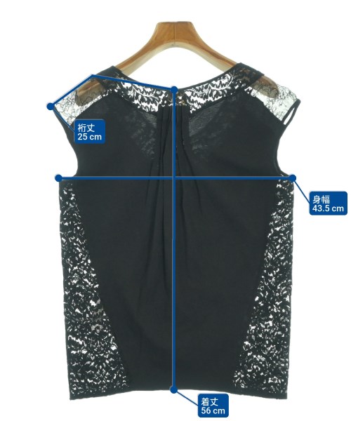 Nﾟ 21（ヌメロヴェントゥーノ）ノースリーブ 黒 サイズ:38(S位) レディース/2200669714036